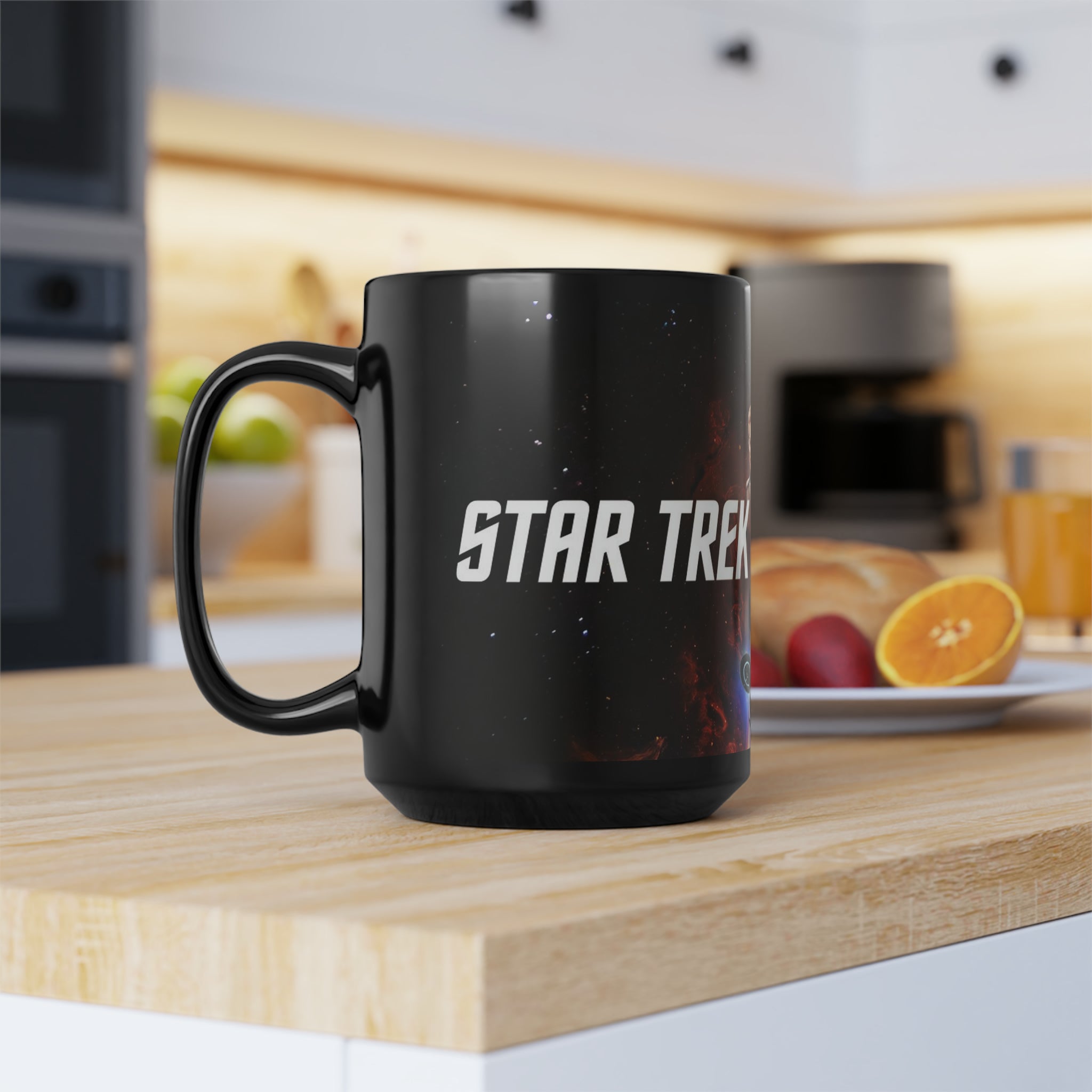 Star Trek Collection- Black Mug, 15oz - Creations by Chris and Carlos